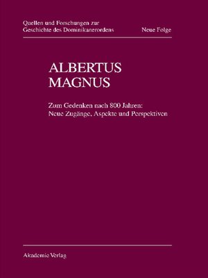 cover image of Albertus Magnus